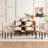 Faux Leather Upholstered Dining Chairs-704175641