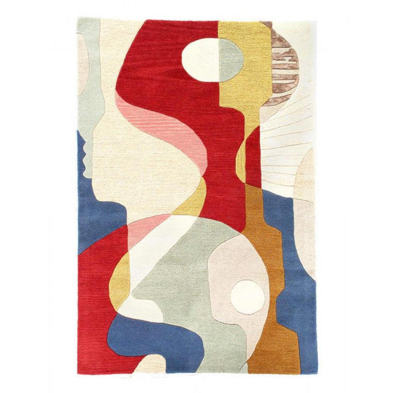Abstract Area Rug in Miss