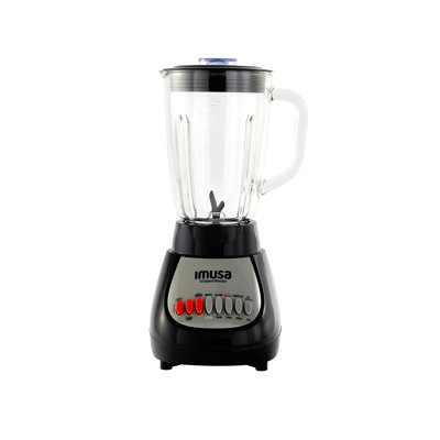 10 Speed Electric Blender with Glass Jar, Black