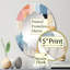 Menkent - Miroir mural Mid-Century ovale-663952682