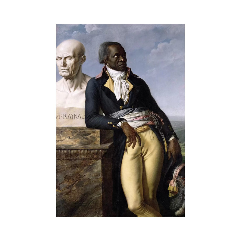 Portrait Of Jean-Baptiste Belley by Anne-Louis Girodet De Roucy-Trioson - Wrapped Canvas Print, 66.04 cm H x 45.72 cm W