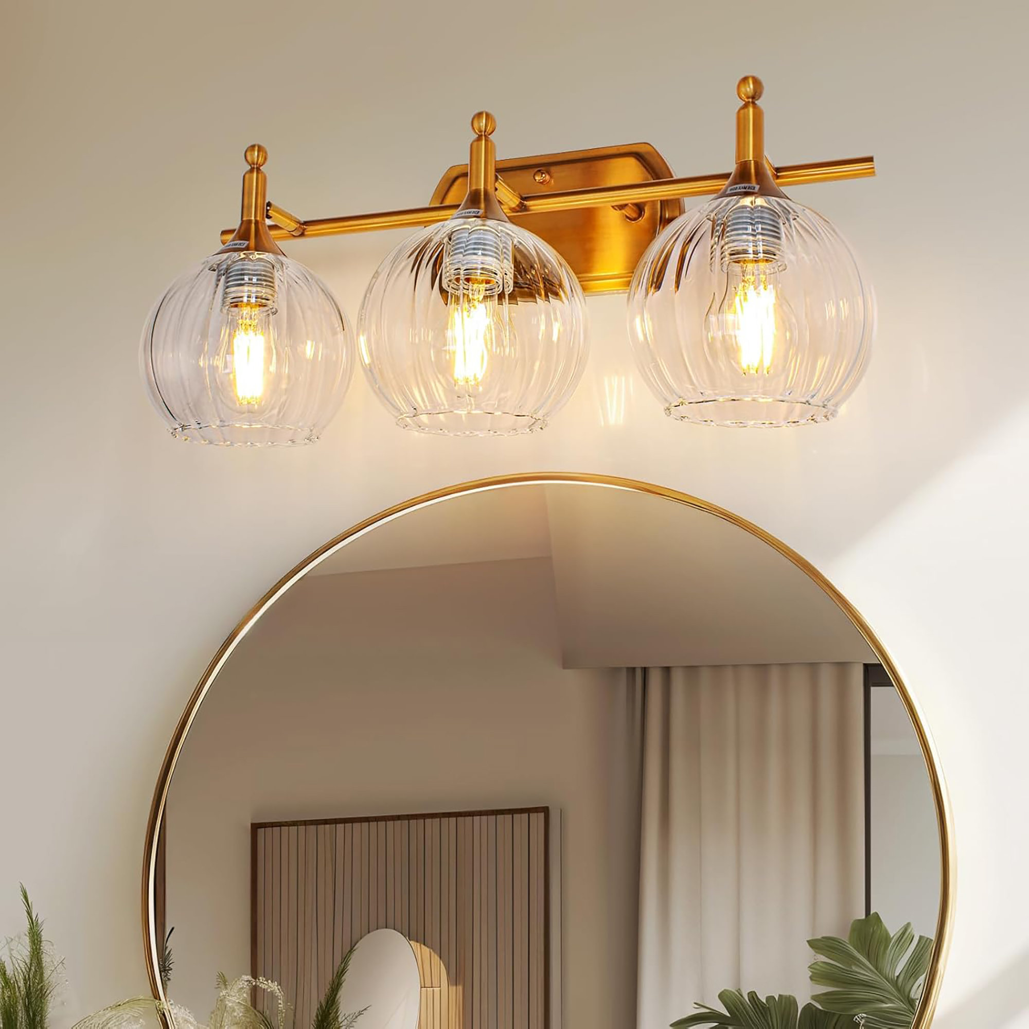 Breakwater Bay Bathroom Vanity Light 3-Light Vanity Lights For Bathroom ...