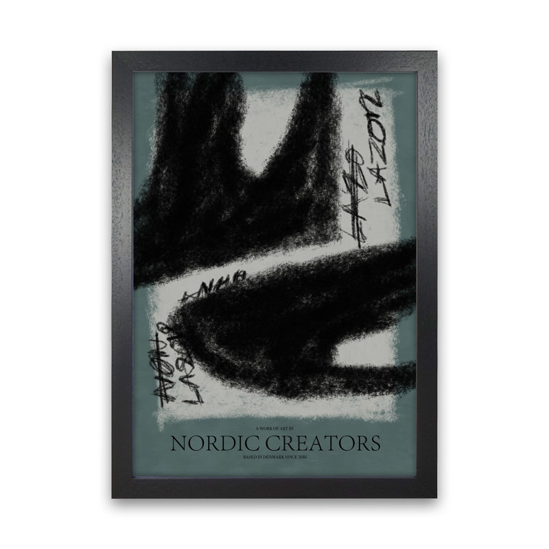 Ghost - Print, 29.7cm H x 21cm W x 3cm D, Black Framed