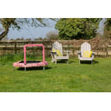 48" JumpKing Pink Bunny Mini Trampoline