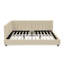 Canapé-lit double rembourré avec dossier beige par RIDGEPOLE-1774253060