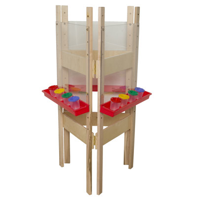 3-Sided Adjustable Easel with Plywood