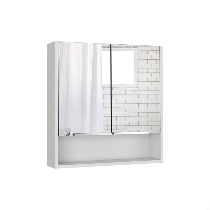 Pharmacie avec miroir Lexington, trois tablettes internes, H 24,6 po x l 5,5 po x P 23,6 po