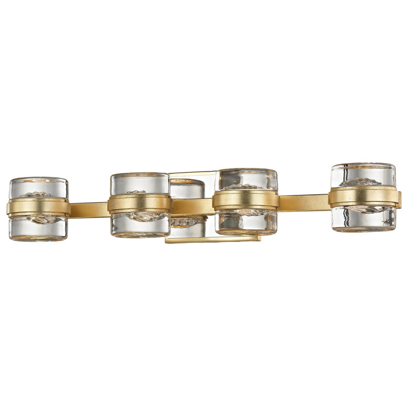 Splash 4 - Light Dimmable Vanity Light, Gold Leaf