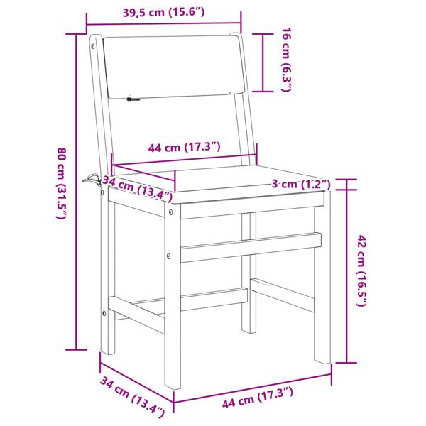 Dimensions du produit