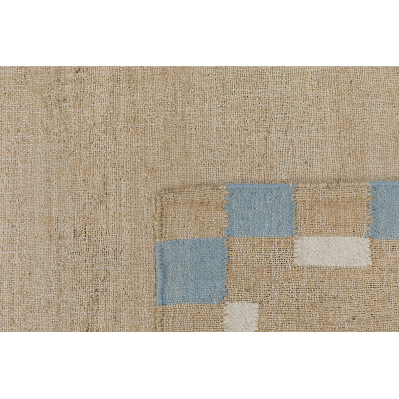 Tapis d'intérieur en jute Heidi, Bleu, 2 pi x 3 pi