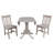 Delsy 2 - Person Extendable Solid Wood Top Pedestal Base Dining Set