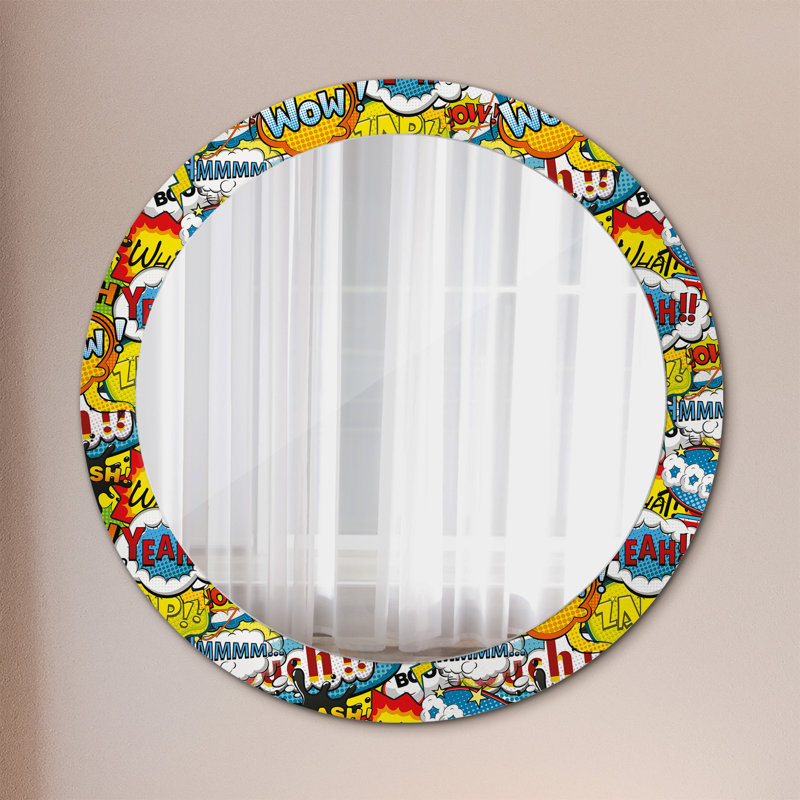 Huldar Glass Flat Wall Mirror