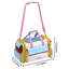  Multicolore, 39,3 po, avec 3 ouvertures en filet et porte-bagages de voyage pour chien et chat avec tente extensible latérale, multi-poches, pince de sécurité et sangle de bagage