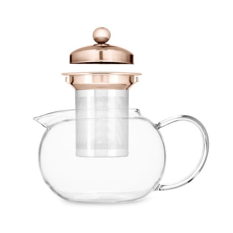 Pinky Up Candace 28oz. Glass Teapot & Reviews