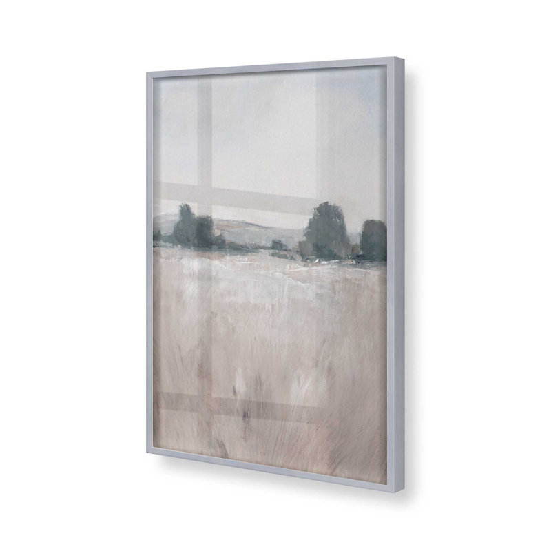 «Mute Countryside Serenity I», impression, Cadre photo argenté, H 15,25 po x l 12,25 po, Sourdine campagne discrète I