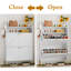 20-Pair Shoe Storage Cabinet with 2 Flip-Down Drawers, 2 Shelves & Adjustable Shelves, Side Hooks-59571777