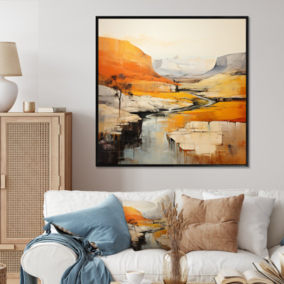 «Bold Landscape Canyon Desert III», reproduction