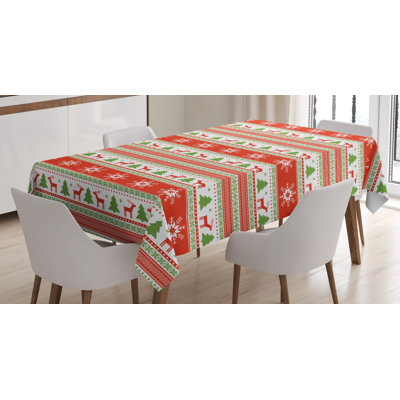Geometric Christmas Tablecloth
