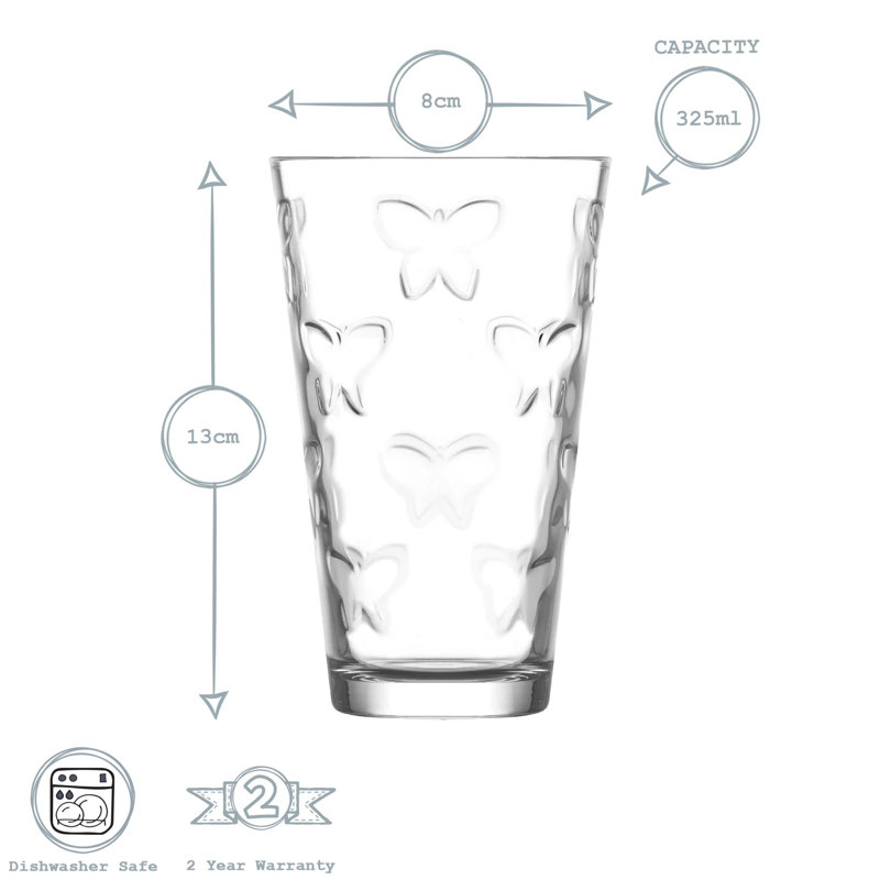 325ml Highball Glass, 6