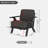 Outdoor Aluminum 2-piece Armchair Sofa Set with Durable All-weather Thick Cushions-Gray-902008873