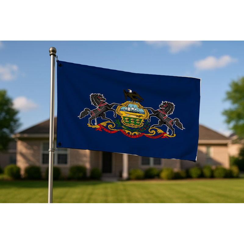 Drapeau de l'État de Pennsylvanie - Drapeau