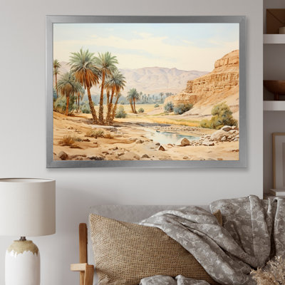Ancient Egyptian Desert Landscape I - Egypt Wall Art