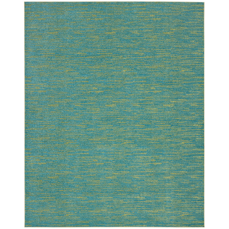 Nourison Essentials Blue/Green Indoor/Outdoor Area Rug