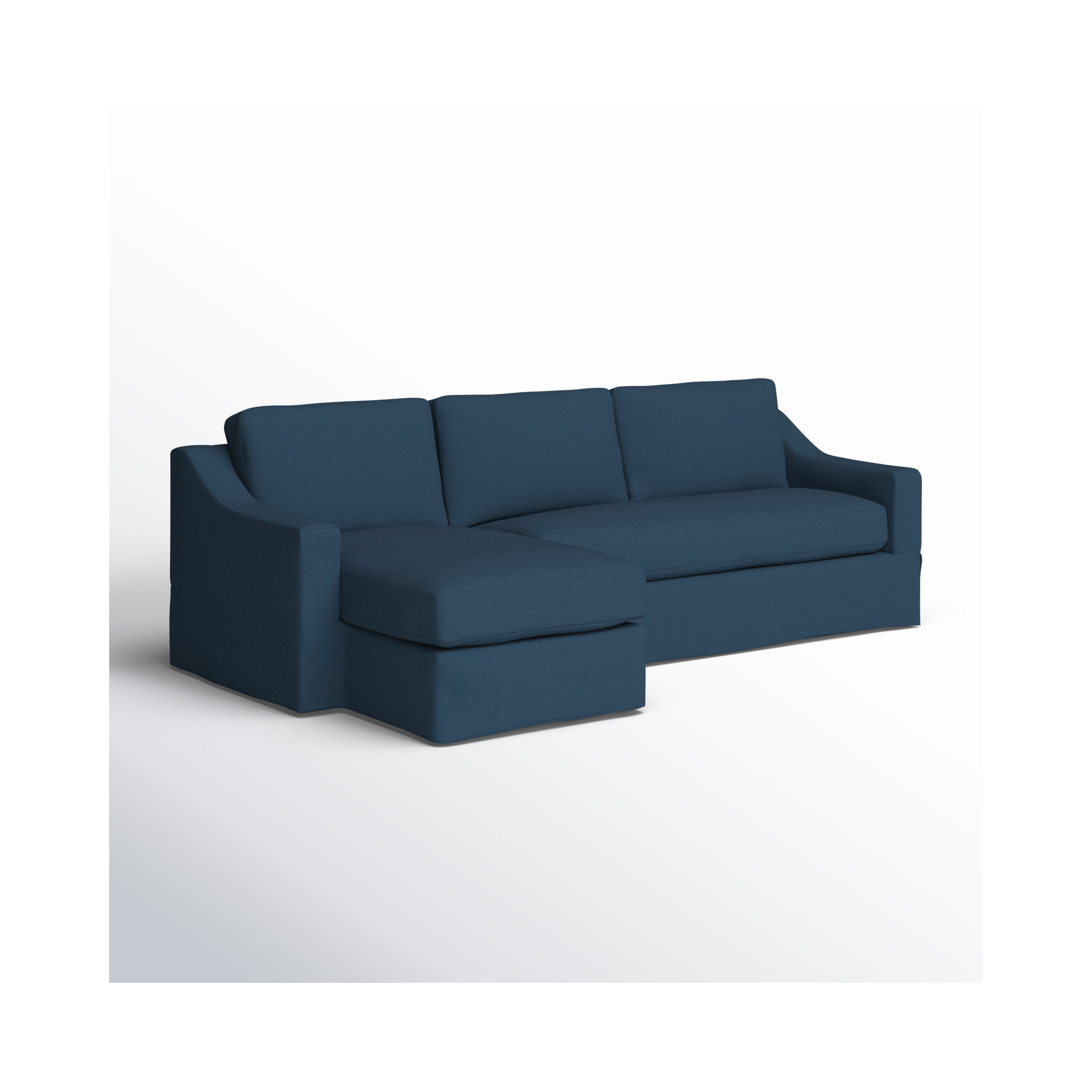 Cranbrook Upholstered L-Sectional, Left Hand Facing, Bayou Midnight Canvas
