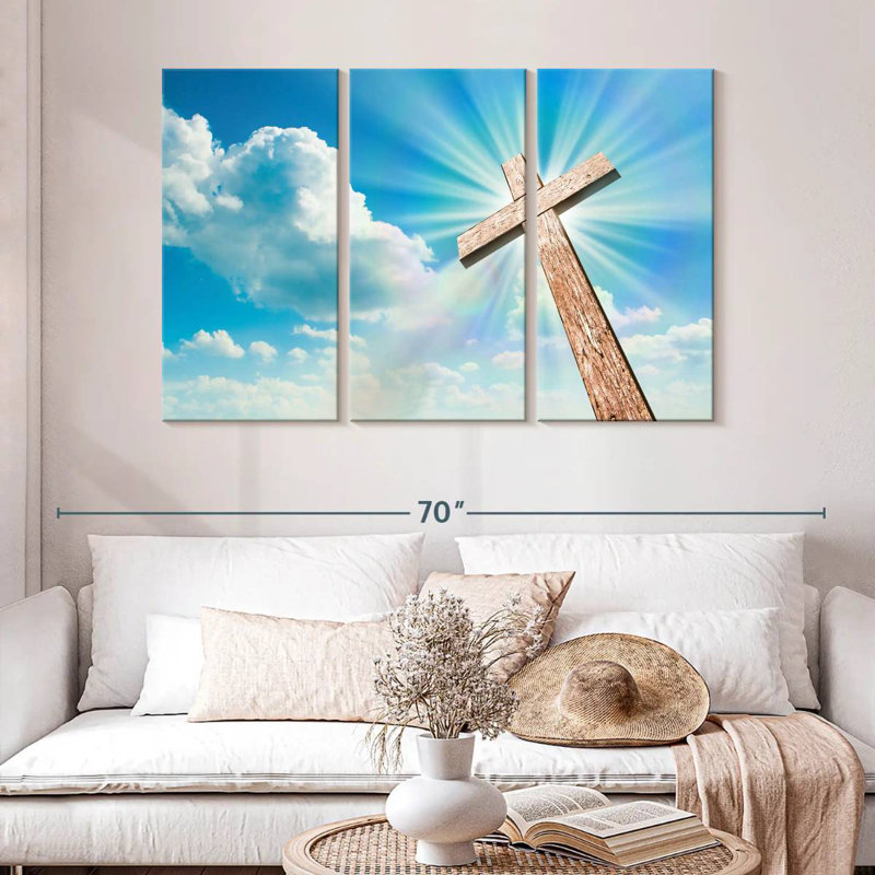 Adella Large Cross, 32" H x 50" W