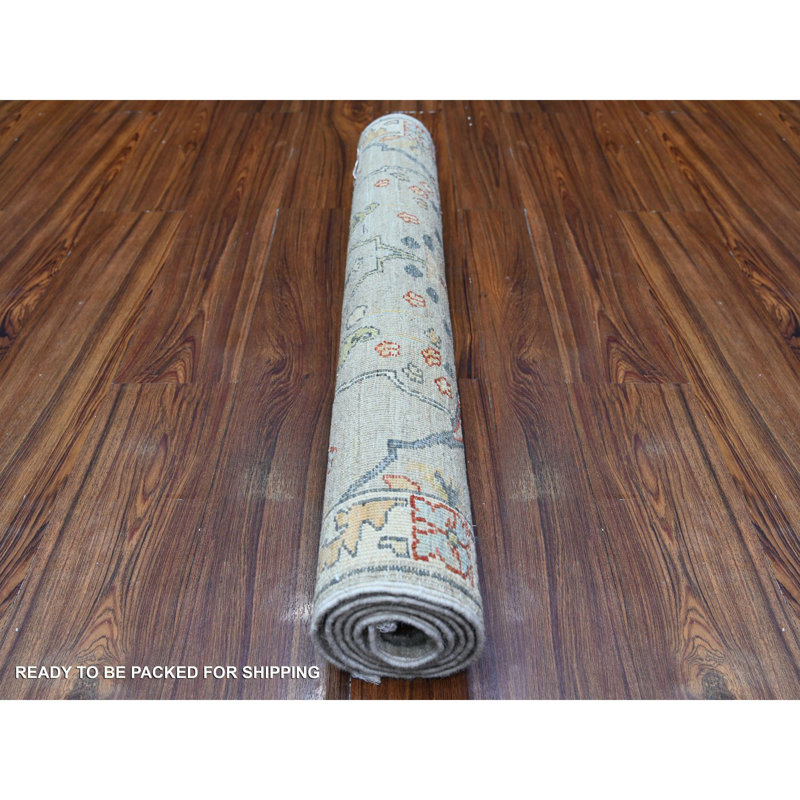 Janalyn One-of-a-Kind 3'1" X 4'11" New Age Wool Area Rug Grey