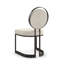 Chaise d'appoint en chocolat La Lune