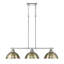 Luminaire suspendu linéaire 3 lumières Laramy-107150103-107150130