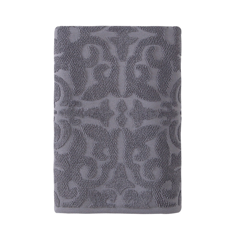 Saldana Midweight Bath Towel, Gray