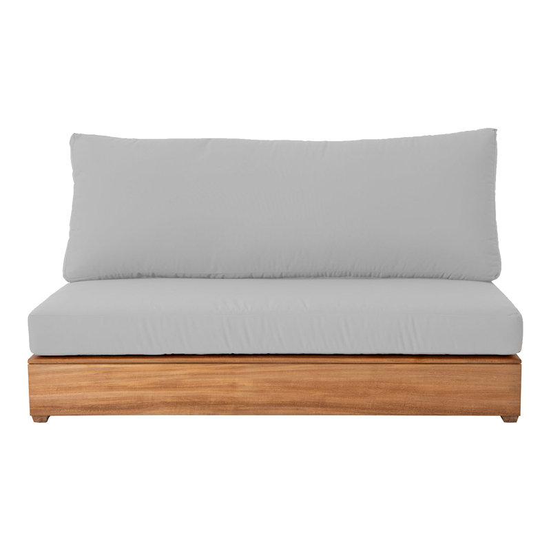 Canapé modulaire d'extérieur Arrin, Naturel