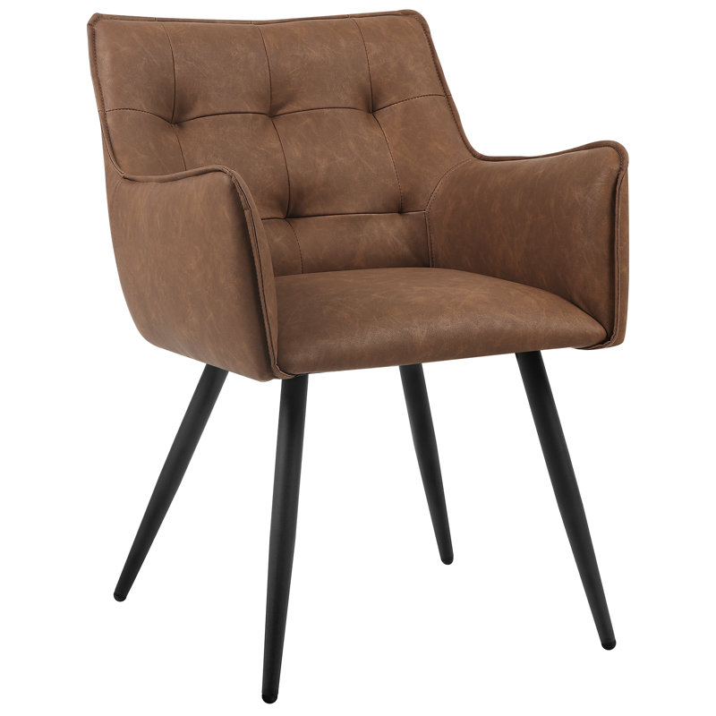 Matteoli 46.5cm H Upholstered Armchair, Brown