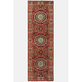 Oriental Area Rug in Red