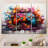 Neon Abstract Video Game Controller - Video Games Wall Art-418185614