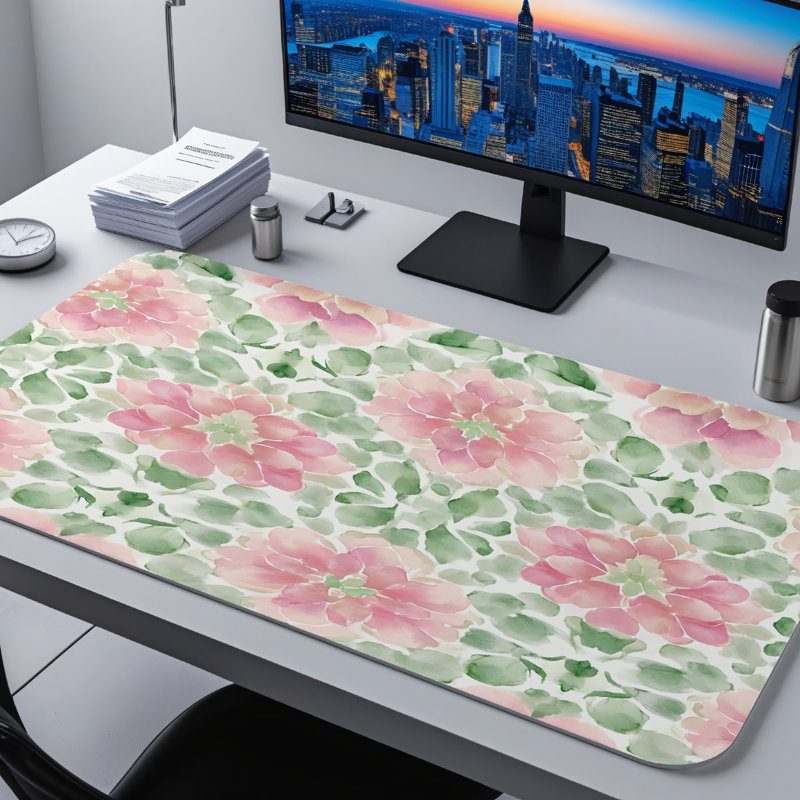 Polyester Desk Pad, 14.4x12.1