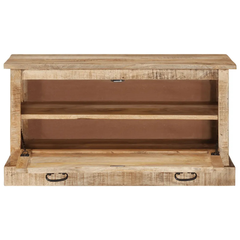 Kushner Solid Wood Storage Bench
