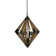 Shaw 6 - Light Geometric Chandelier