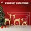Christmas Deer Decorative Accent