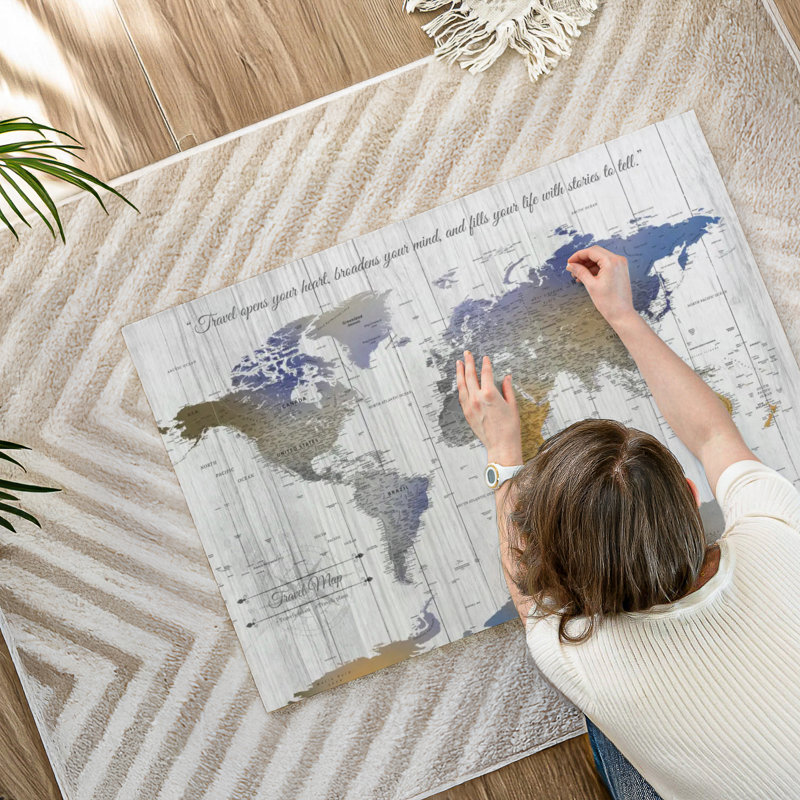 Épingle I World Travel Milstead, H 26 po x l 39 po