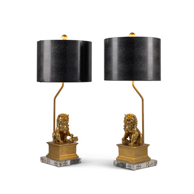 Dynasty Accent Lamp Gold