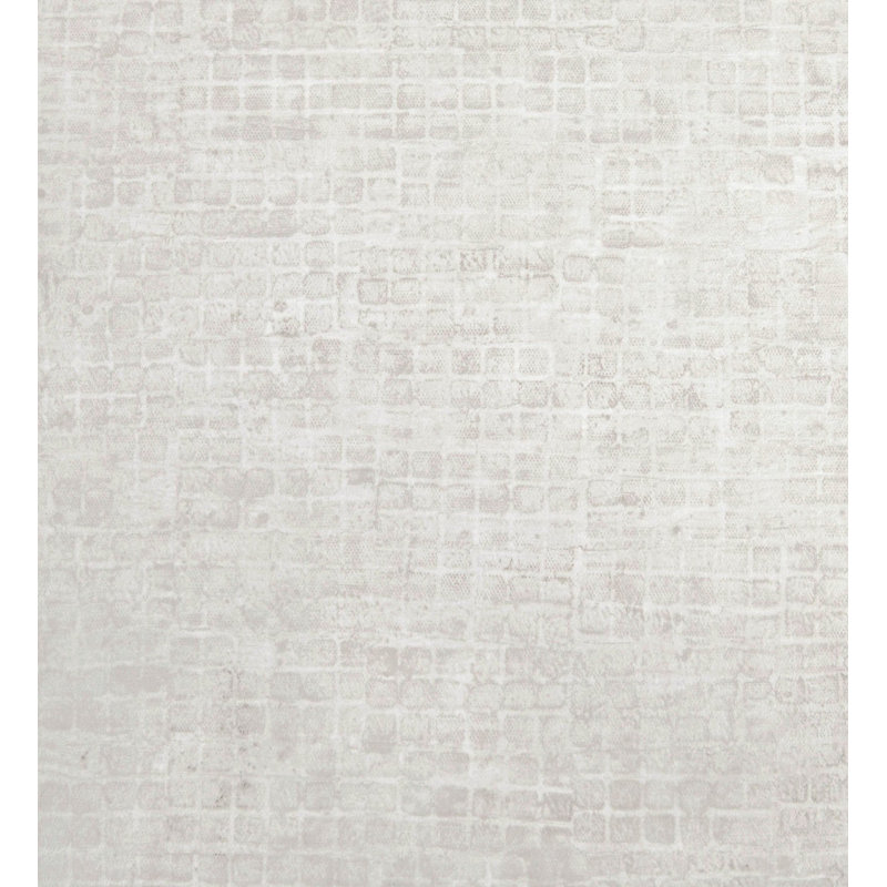 Cerra Collection Ciel Geometric Tile Design Wallpaper Roll, Cream