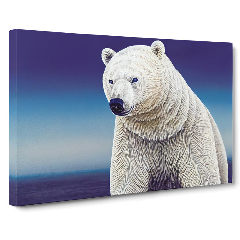 Terrific Polar Bear - Wrapped Canvas, 50cm H x 76cm W x 3cm D