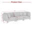 Seemab 305.8Cm Square Arms Sofa-389339942