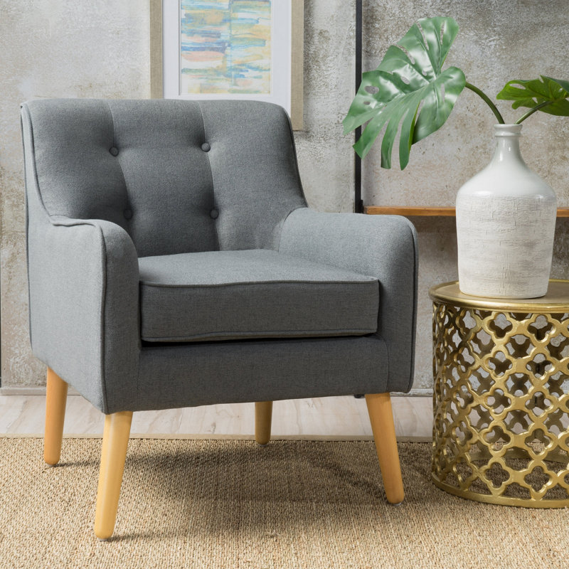 Chaise avec accoudoirs, Charcoal