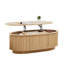 Table basse ovale à plateau relevable de 43,3 po avec rangement-1703234245