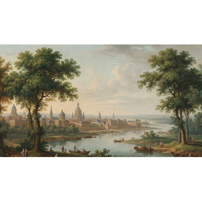 Papier peint paysage urbain rétro Cityscape