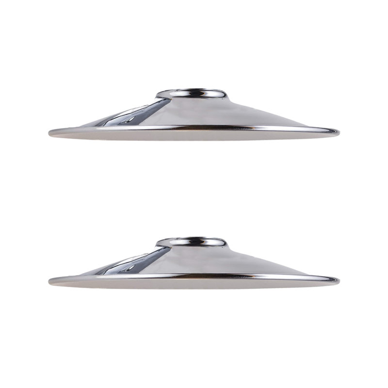Longway 4cm H Metal Cone Lamp Shade ( Uno ), Chrome